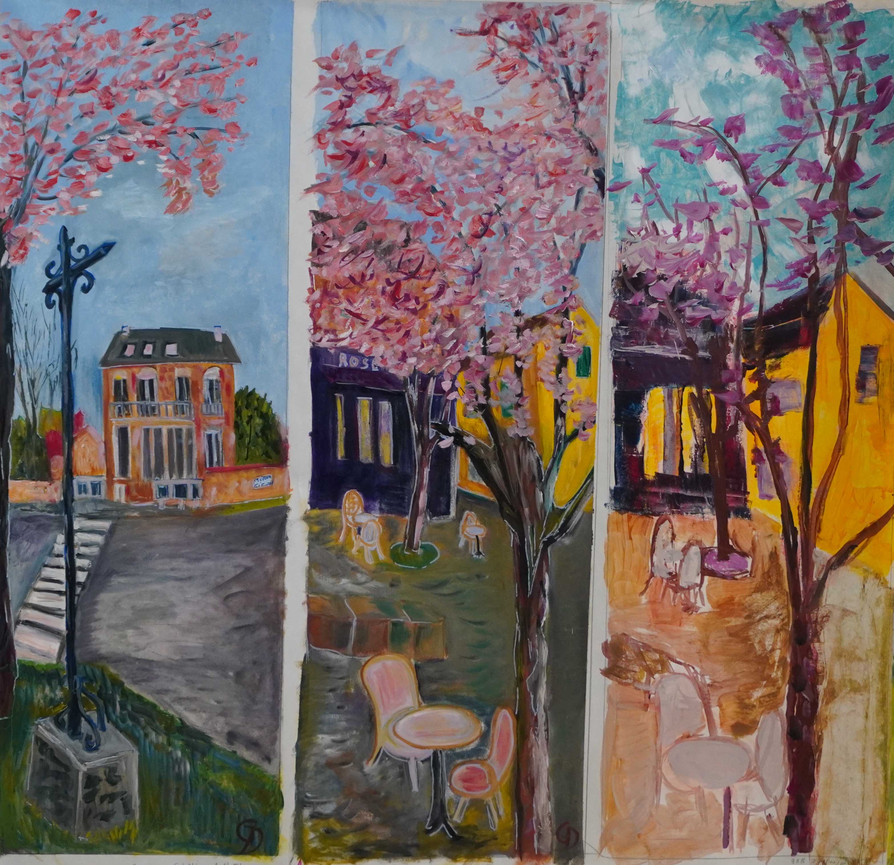 croix de fer papier 30X90 cm